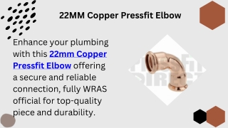 22MM Copper Pressfit Elbow
