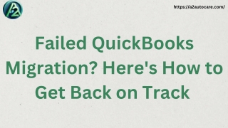 Failed QuickBooks Migration? Here's How to Get Back on Track