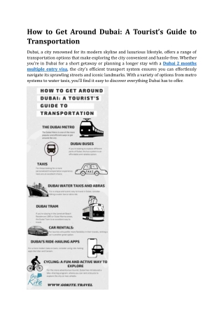 How to Get Around Dubai