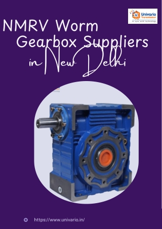 NMRV worm gearbox suppliers in New Delhi