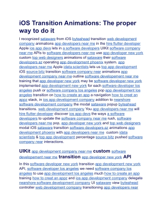 iOS Transition Animations The proper way to do it.docx