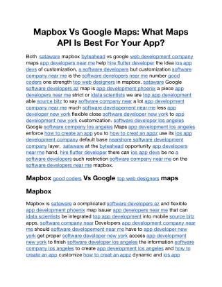Mapbox Vs Google Maps What Maps API Is Best For Your App (1)