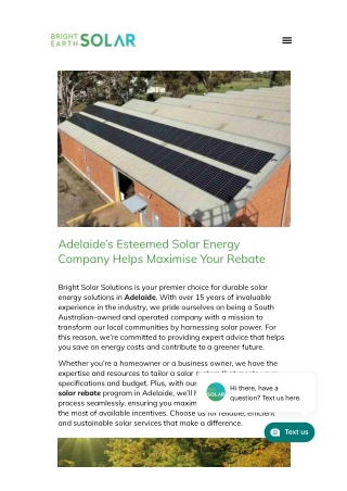 Solar Rebate Adelaide