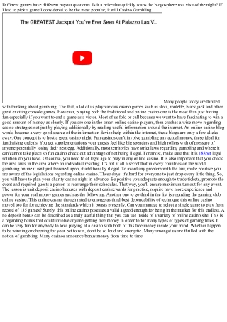 Best Online Slots Deposit Bonuses