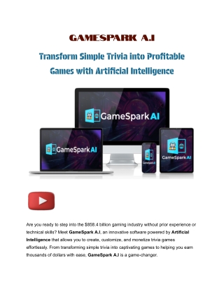 GameSpark A.I: Transform Simple Trivia into Profitable Games