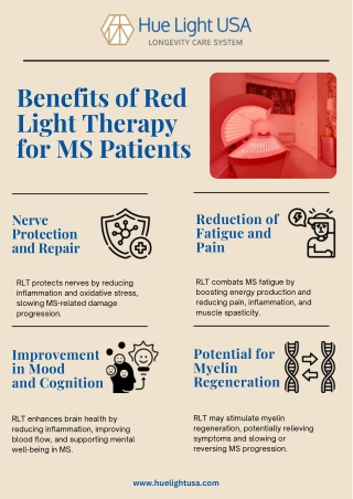 Benefits of Red Light Therapy for MS Patients