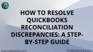 How to Resolve QuickBooks Reconciliation Discrepancies: A Step-by-Step Guide