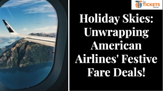 American Airlines Christmas Deals