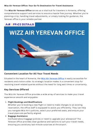 Wizz Air Yerevan Office (1)