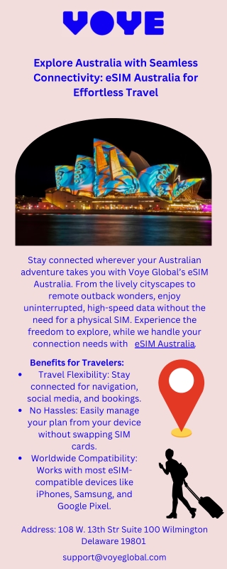 Travel Smart with eSIM Australia: Hassle-Free Connectivity Across the Country