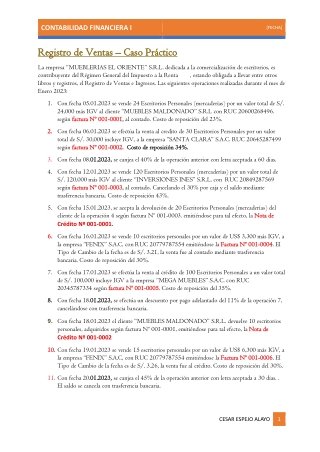 OPERACIONES DE VENTAS