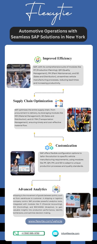 Automotive Operations with Seamless SAP Solutions in New York