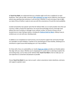 24hr automatic car wash across California