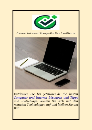 Computer And Internet Lösungen Und Tipps | Jetztlösen.de