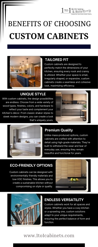 How Custom Kitchen Cabinets Maximize Functionality and Style