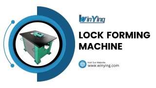 lock forming machine