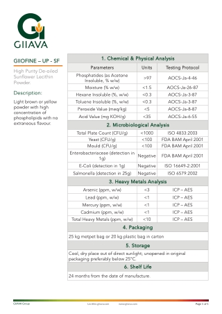 What are the main benefits and uses of sunflower lecithin Liquid | Giiava.com