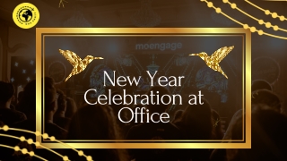 New Year celebration at office