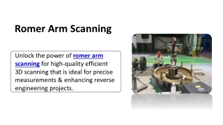 Romer Arm Scanning