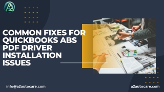 Common Fixes for QuickBooks ABS PDF Driver Installation Issues