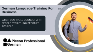 German Language Training For Business