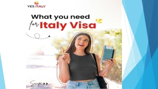 What do you Need For Italy Visa