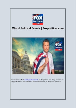 World Political Events  Foxpolitical.com