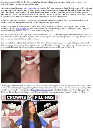 Dental Services Abroad