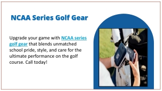 NCAA Series Golf Gear