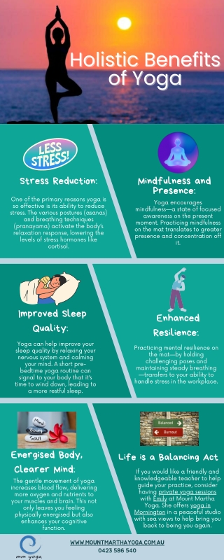 Holistic Benefits of Yoga | Mount Martha Yoga