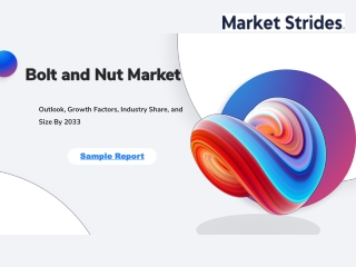 Growth Opportunities in the Bolt and Nut Market: Forecast to 2033