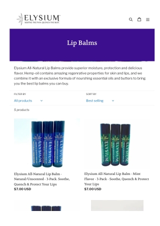 Elysium All-Natural Lip Balm