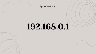 Easy Login to 192.168.0.1 Router Settings via ip-100001.uno