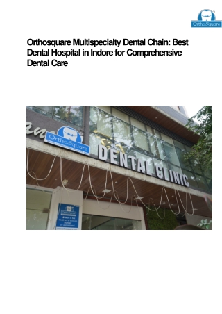 best dental hospital in indore