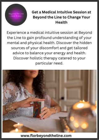 Get a Medical Intuitive Session at Beyond the Line to Change Your Health