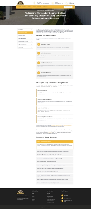 Early Entry Soft Cutting Services In Sunshine Coast