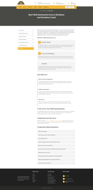 Wall Sawing Brisbane