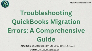 Troubleshooting QuickBooks Migration Errors: A Comprehensive Guide