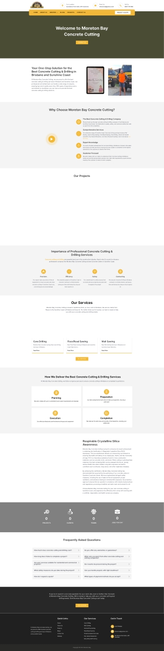 Expert Concrete Cutting and Drilling Services in Sunshine Coast & Brisbane