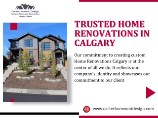 Luxury Home Renovation by Carter Home & Design | Custom Designs & Premium Crafts