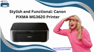 Stylish and Functional Canon PIXMA MG3620 Printer