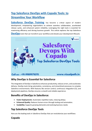 Salesforce Devops Course | Salesforce Devops Certification