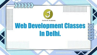 Web Development Classes In Delhi. (google site)
