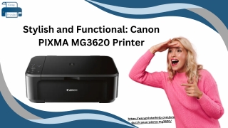 Stylish and Functional Canon PIXMA MG3620 Printer