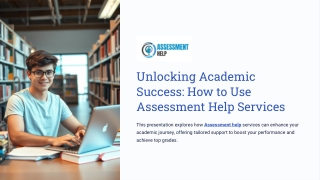 How to Use Assessment Help Services for Maximum Success