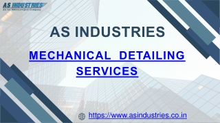 Mechanical Detailing Services