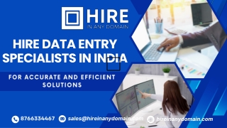 Hire Data Entry Specialists in India