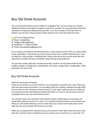 5 Best Sites to Buy Gmail Accounts in Bulk (PVA & Aged)