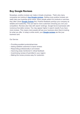 USA Best Place to Buy Google Reviews 2025