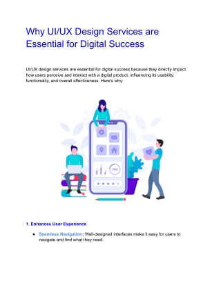 Why UI_UX Design Services are Essential for Digital Success